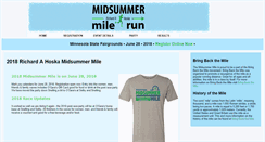 Desktop Screenshot of midsummermile.com